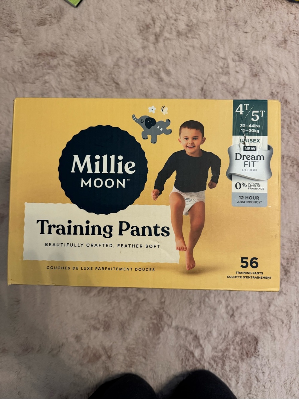 Kids Training Pants - Millie Moon unopened Box (4T-5T)